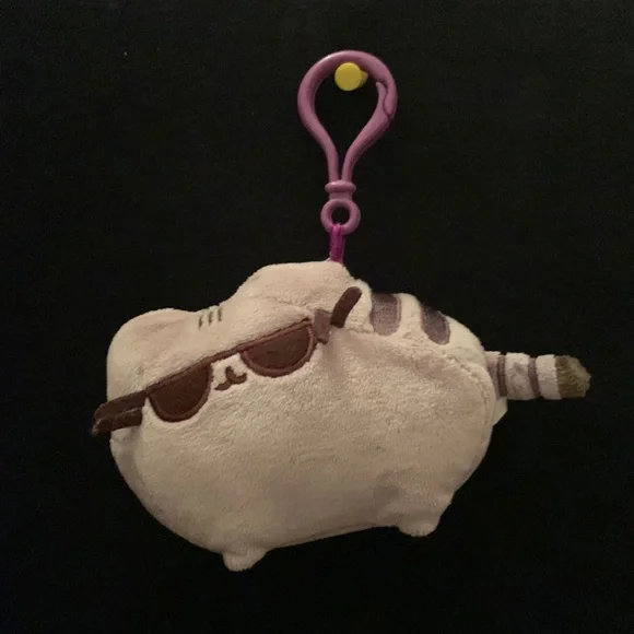 Pusheen sunglasses cool cat NWT Pusheen the cat with glasses Plush Keychain | Mercari main image 3